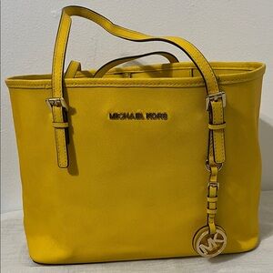 Michael Kors Vibrant Yellow Tote